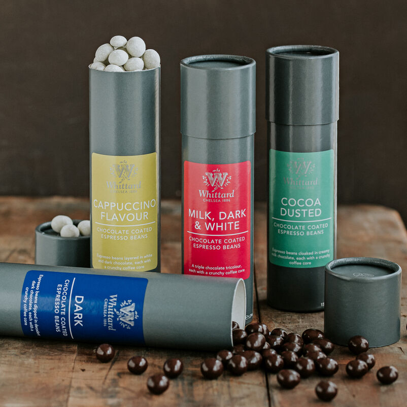 Dark Chocolate Coated Espresso Beans Whittard of Chelsea